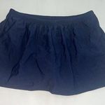 Lands' End Womens Swim Skirt Size 14 Navy Blue Swimsuit Bottom Pull On Modest Photo 0
