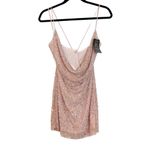 Retrofête Retrofete Mich Embellished Party Celebrity Sequin Mini Dress Pink Size M NWT Photo 7