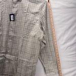 Garnet Hill Womans Top Size Large Eyelet Organic Cotton Sustainable Teal Hunter Photo 13