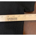 I.N.C. International Womens XL Black Waffle Knit Full Zip Jacket Top Hooded‎ VTG Photo 4