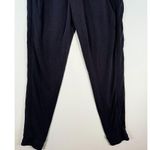 Free People Womens Pants Navy Blue Back Into It Sweatpants Tapered Jogger Medium Photo 6