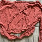 FP Movement by Free People Pink Ruched Long Sleeve Crop Top Size XS Photo 3