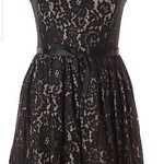 Neiman Marcus Black Lace Semi Formal Dress Photo 0