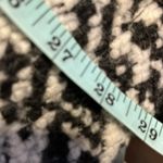 prAna Women’s "Sakari" Jacket Oversized Wool Blend Knit Textured Black & White S Photo 8