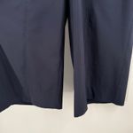 Athleta Pants Size 10 Navy Blue Wide Leg Crop Pull On Pockets Light Breathable Photo 8