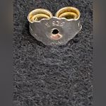 Pandora New  Sterling Silver Pave Rose Earrings Photo 2