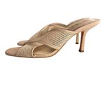 ZARA Mesh Stiletto Mules Nude Cream Size 10 / 41 Photo 5