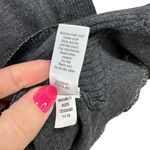 Athleta  Womens Asymmetrical Hem Long Sleeve‎ Sweater S Gray Cashmere Goth READ Photo 5