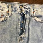 Levi's  Icon Long Light Blue Denim Maxi Skirt 26 EUC Photo 4