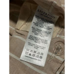 Liverpool Wide Leg Pants Women's Size S Cropped Beige White Striped Tie Waist Tan Photo 7