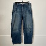 Nilli Lotan Emerson Barrel Classic Wash Jean 25 Blue Photo 1