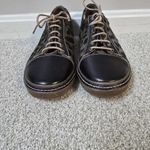 Spring Step L'Artiste Bibbie-Leopard Lace-up Shoe Size 40 (US 9.5) Black Photo 2