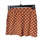 ZARA Women'sāGeometric Retro Knit Mini Skirt Multicolor Size S funky Photo 1