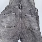 We The Free Gray Straight Leg Overalls Medium Photo 6