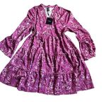 JUST FASHION NOW Satin Floral PrintDress size XXL Pink Photo 0