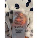 Loft THE  Women's Blouse Polka Dot Large Tie White Black Work Office Top‎ Shirt L Photo 6