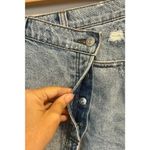 Free People Parker Wrap Distressed Denim Mini Skirt Blue Light Wash sz. 25 Photo 4