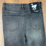 Free People  x Sandrine Rose Black Distressed Super Flare Jeans Size 30 Photo 7