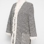 Bruno Manetti. Giacca Open Duster Blazer. Black Size XL Photo 9