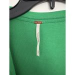 Free People  That's a Wrap Green Top XS Front Tie Front Crop V-Neck Holiday Party Photo 2