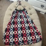 Body Central Y2K Geometric Halter‎ Dress Photo 2