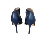 BCBGeneration Women's Hadix Bootie Navy Blue Gold Chain Detail Size 6.5 Siren Photo 5