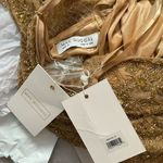 Mac Duggal  5504 Long Sleeve Embellished Evening Gown Dress FLAW Photo 15