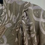 Anthropologie Testament floral green short sleeved blouse Photo 9