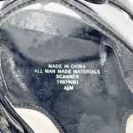 Life Stride  Scanner Heel Black Clear Acrylic Open Toe Bow Tie Retro Y2K Size 6.5 Photo 5