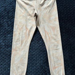 Athleta Womens High Rise Swirl Chaturanga 7/8 Yoga Pants Leggings Logo Sz M Photo 0