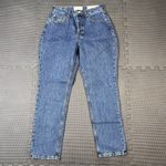 Everlane  Jeans Women 27 Curvy 90's Cheeky Straight High Rise Organic‎ Cotton Mom Photo 3