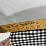 J.JILL COTTON STRETCH ANKLE PANT ZIP POCKETS WOMEN 10 BLACK/WHITE PLAID NEW A67 Black Photo 8