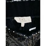 Chelsea and Violet NWT C&V 
High Rise Sequin Pull On Flare Pants Small Photo 2