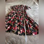 CHAPS  Flowy Floral Button Front Shirt Fit & Flare Cottagecore Dress Sz XL EUC Photo 6
