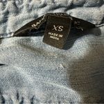 Banana Republic  woman's size xsmall denim button down sleeveless shirt Photo 2