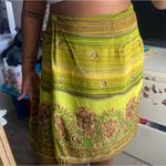 Russell Kemp Green Boho Indie Earthy Skirt Size 14 Photo 0
