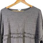 J.Jill Ruffle Long Sleeve Knit Pullover Womens 2X Taupe Grandmacore Classiccore Brown Photo 2