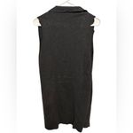 Foxcroft  grey sweater vest collar pockets size L Photo 2