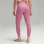 Lululemon Align Ribbed High-Rise Pant Legging Tight 25" in Velvet Dust Size 10 Photo 3