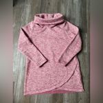Lands' End Lands’ End Oeko-Tex Cowl Turtle Neck Pullover Sweater Pink Comfy Size M 10 12 Photo 1