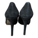 Stuart Weitzman  Women's Shoes Size 9 Suede Embellished Heels Black Photo 3