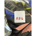 Athleta  Swimsuit XSmall One Piece Blue Tropical High Thigh Modern Photo 7