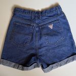 Guess VTG 90s Jeans Shorts Womens 29 Blue USA Denim High Rise Button Fly Mom Photo 1