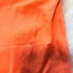 ZARA  Neon Orange Bodysuit Small Spaghetti Strap High Cut One Piece Photo 4