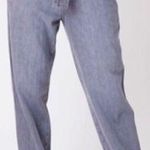 Overlover Abbott Paperbag Denim Pants Women’s Size 25 Grey Tapered 100% Cotton Gray Photo 0