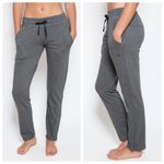 Satva  Mala Cotton Jogger in Steel Grey with Tapered Zipped Cuffs - size M Photo 1