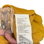 Anthropologie  Let Me Be Juliet Maxi Dress XS Mustard Sequin Sheer Embellished Photo 9