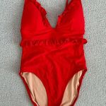 J.Crew  one piece ruffle swimsuit Photo 0