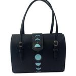 The Moon Hand Painted Phases Vintage Mini Bag Photo 0