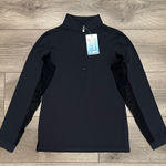EIS Cool Sun Shirt Long Sleeve‎ 1/4 Zip Black Equestrian Shirt Size XS Photo 0